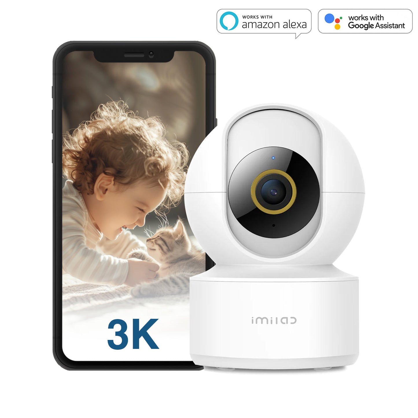 IMILAB C22 3K WiFi Plug-in Indoor Camera